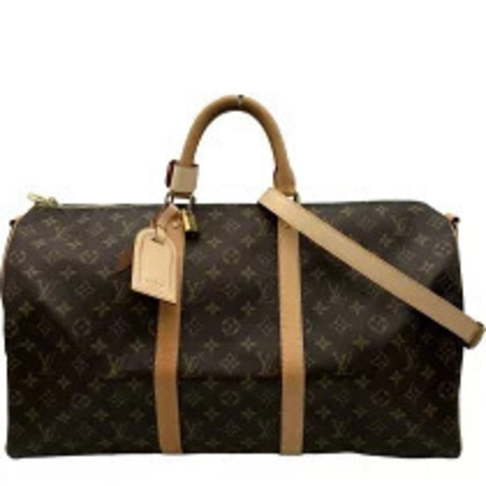 Louis Vuitton Keepall Brown Monogram Boston Bag